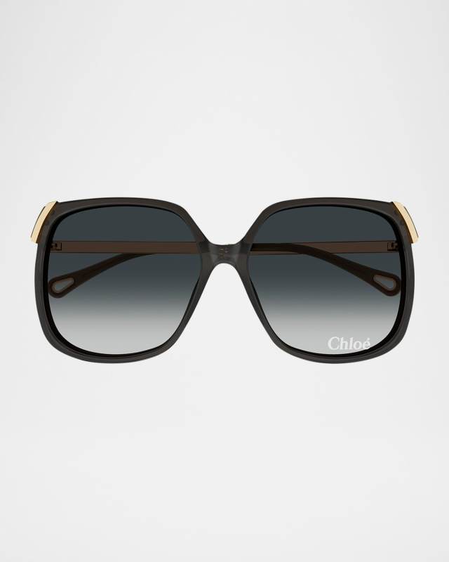 Round Acetate Sunglasses